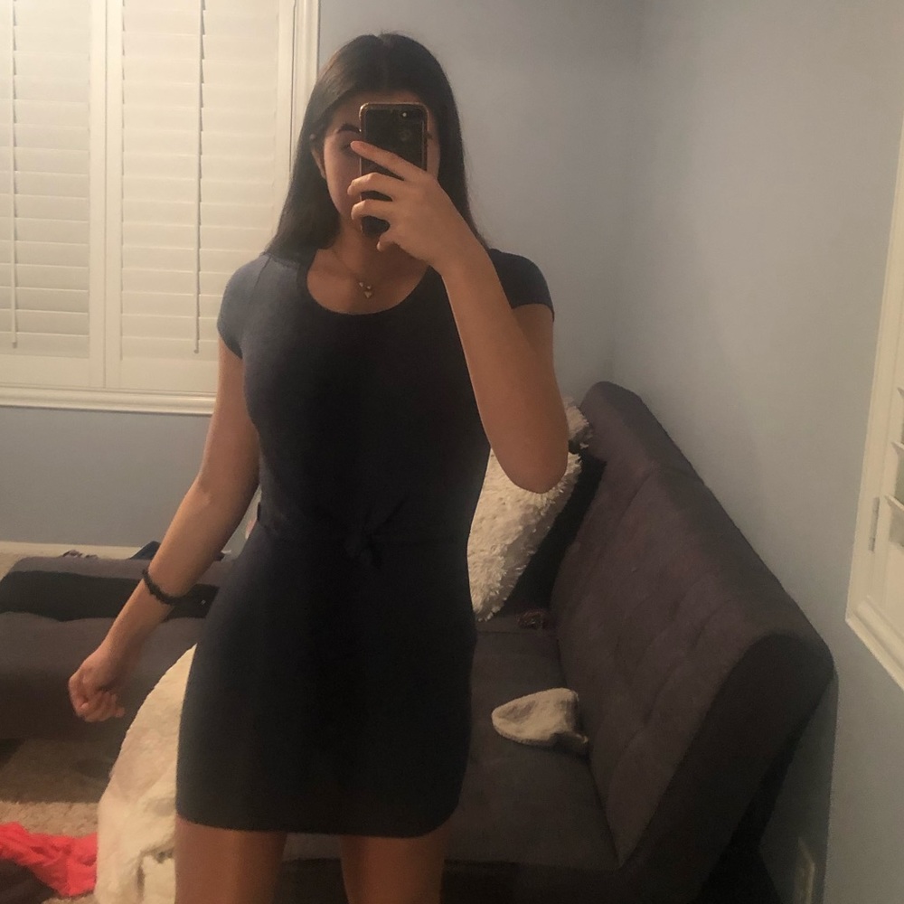Navy blue dress